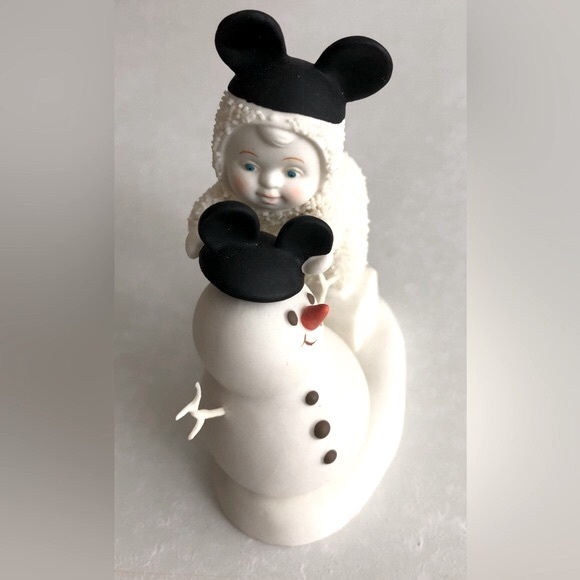❤️HP❤️Vintage Department 56 Snowbabies “Be Like Mickey Too” - Picture 3 of 7